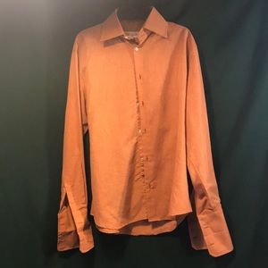 L. De Laurentis Italy Made Burnt Orange Polo